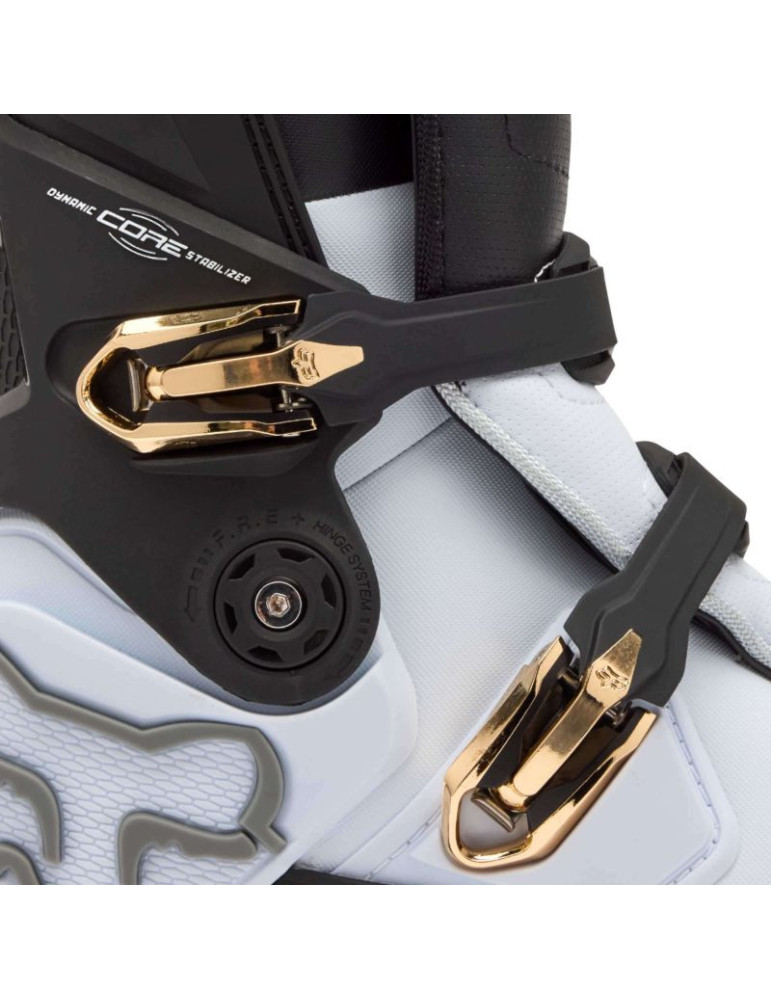 Fox Instinct Pro Motocross Motorradstiefel – Weiß/Schwarz/Grau | Online kaufen