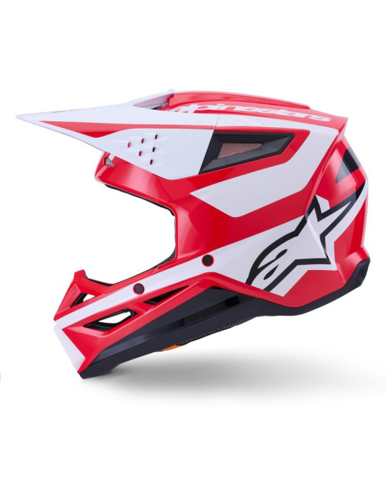 Casco Moto Cross Enduro Alpinestars S-M3 Heat Rojo/Blanco/Negro | Comprar Online