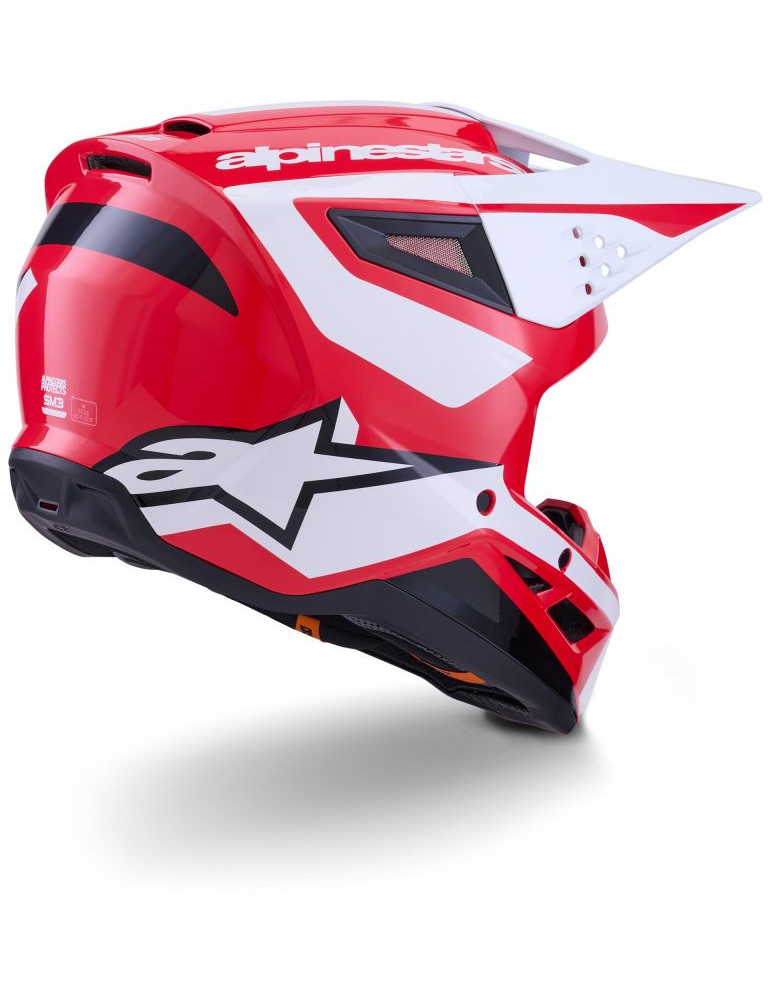 Casco Cross Enduro Alpinestars S-M3 Heat Rosso/Bianco/Nero | Acquista Online