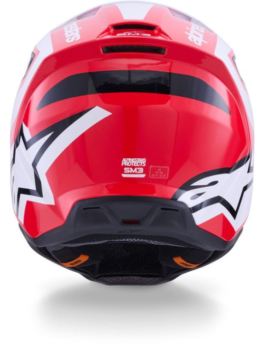 Casque Moto Cross/Enduro Alpinestars S-M3 Heat Rouge/Blanc/Noir | Achat en Ligne