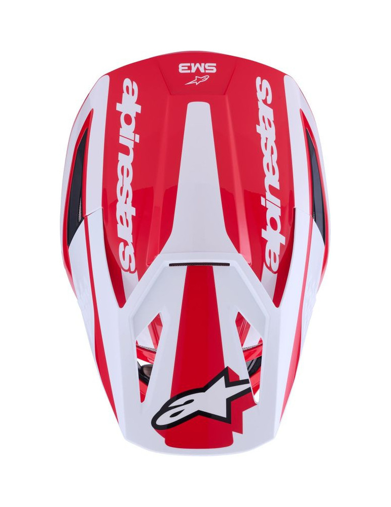 Casco Cross Enduro Alpinestars S-M3 Heat Rosso/Bianco/Nero | Acquista Online