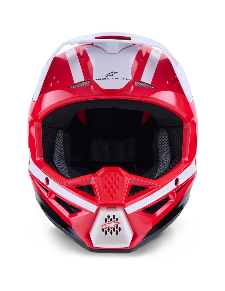 Casque Moto Cross/Enduro Alpinestars S-M3 Heat Rouge/Blanc/Noir | Achat en Ligne
