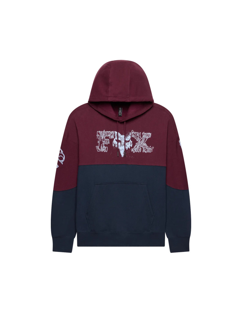 Fox Abyss Kapuzenpullover Maroon (Dunkelrot) | Herren Hoodie Kaufen