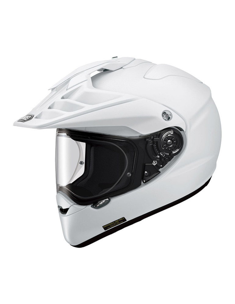Casco Integrale Adventure/Enduro Shoei Hornet ADV 06 Bianco | E-commerce
