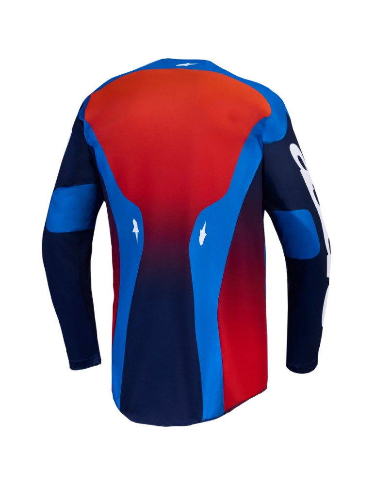 Maglia Moto Cross Enduro Alpinestars Racer Hunt Blu/Rosso | Offerta Online