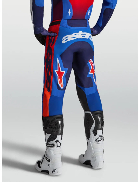Pantaloni Moto Cross/Enduro Alpinestars Racer Hunt Blu/Rosso | Offerta Online