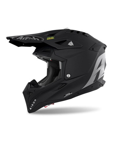 Airoh Aviator 3 Color Black Matt Motocross/Enduro Full Face Helmet | Buy Online