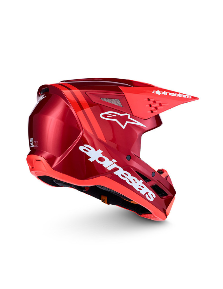 Alpinestars S-M3 Radium Helm Rot/Weiß | Motocross & Enduro Helmet Kaufen
