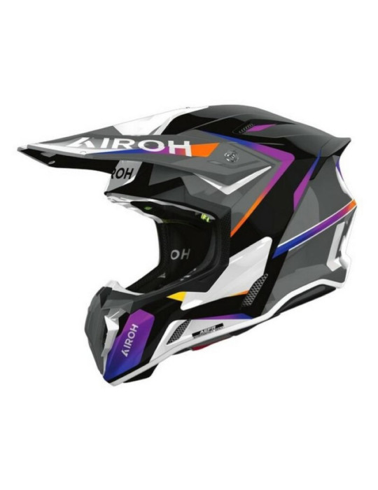 Airoh Twist 3 Hustle Motocross/Enduro Helm – Mehrfarbig Glänzend | Kaufen