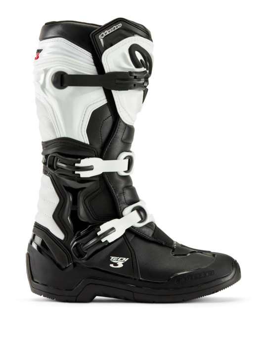 Botas Moto Cross Enduro Alpinestars Tech 3 Negro/Blanco | Compra Online
