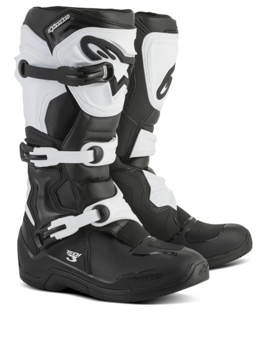 Alpinestars Tech 3 Motocross Enduro Boots – Black/White