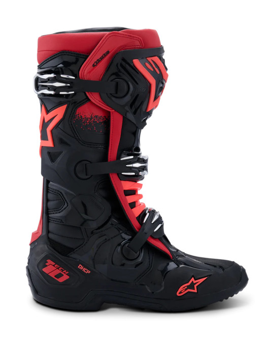 Alpinestars Tech 10 Motocross/Enduro Stiefel Schwarz-Rot | Online Kaufen