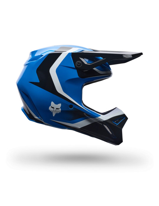 Casque Intégral Moto Cross & Enduro Fox Racing V1 Frame Bleu | Achat en Ligne