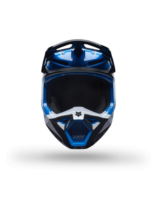 Casco Integral Motocross/Enduro Fox Racing V1 Frame Azul | Compra Online