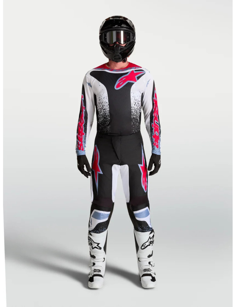 Alpinestars Fluid Drag Motocross/Enduro Hose – Weiß/Blau/Rot | Online kaufen
