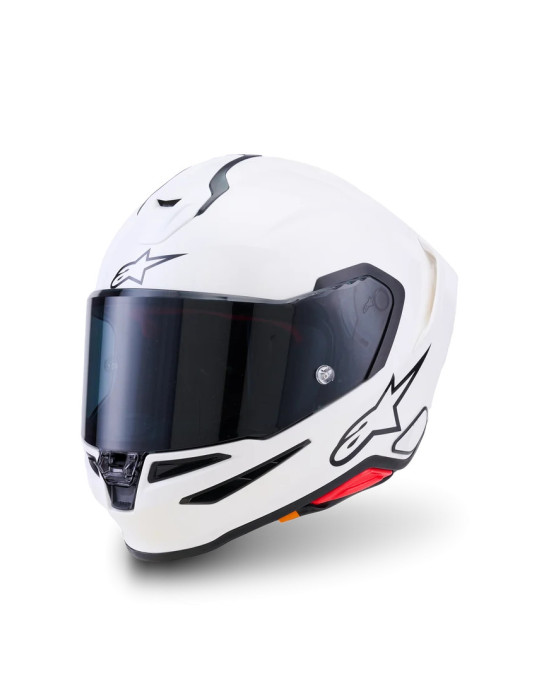 Alpinestars S-R7 Solid Integralhelm – Weiß Glänzend | Jetzt kaufen