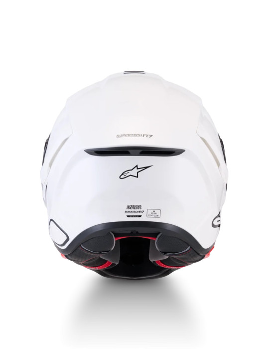 Alpinestars S-R7 Solid Integralhelm – Weiß Glänzend | Jetzt kaufen