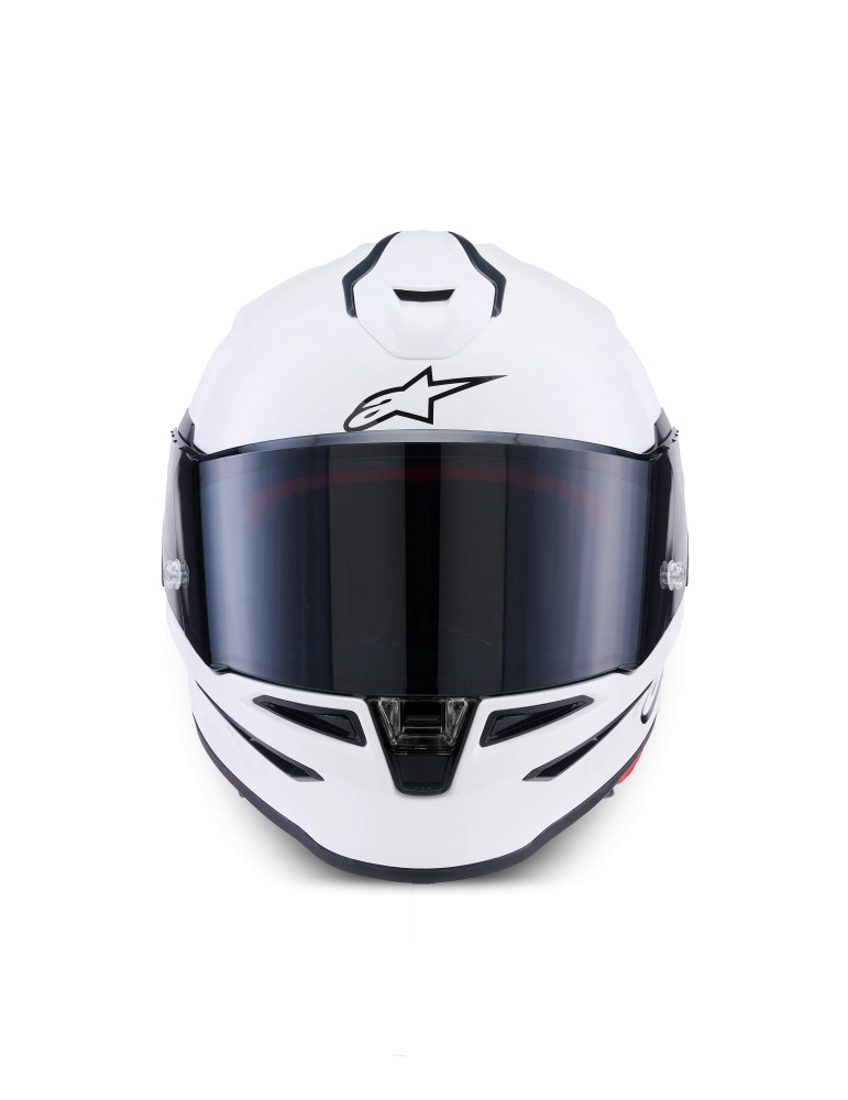Alpinestars S-R7 Solid Integralhelm – Weiß Glänzend | Jetzt kaufen