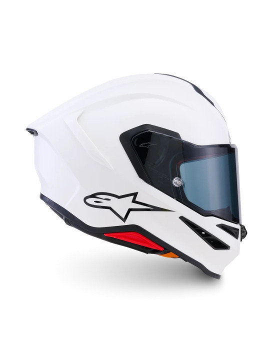 Alpinestars S-R7 Solid Integralhelm – Weiß Glänzend | Jetzt kaufen