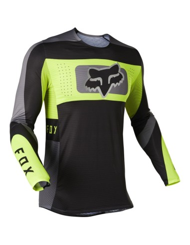 MAGLIA FOX FLEXAIR MIRER NERO GIALLO
