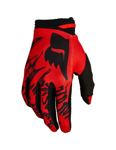 GLOVE FOX 180 PERIL RED