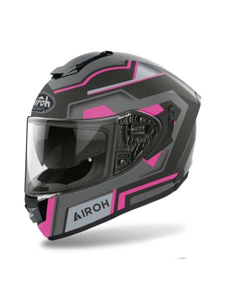 AIROH ST 501 QUADRATISCH ROSA MATT HELM