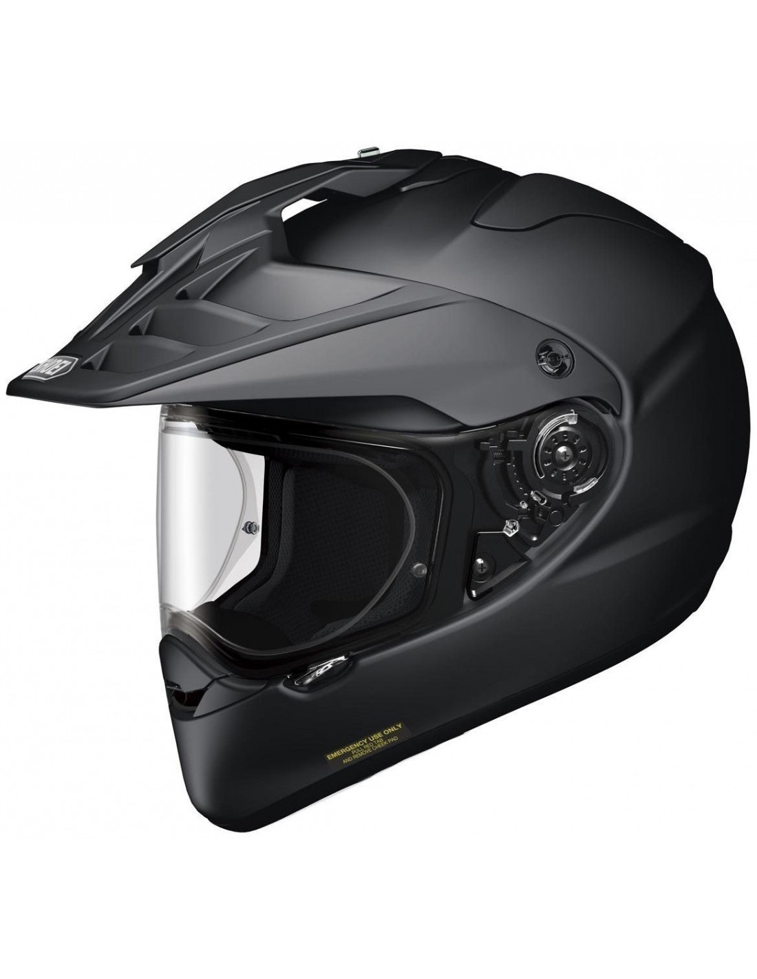 CASCO SHOEI HORNET ADV NERO OPACO Colore NERO OPACO Piano taglie SML S