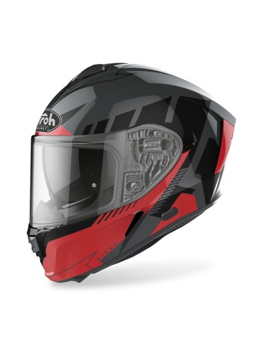 CASCO AIROH SPARK RISE ROJO BRILLO