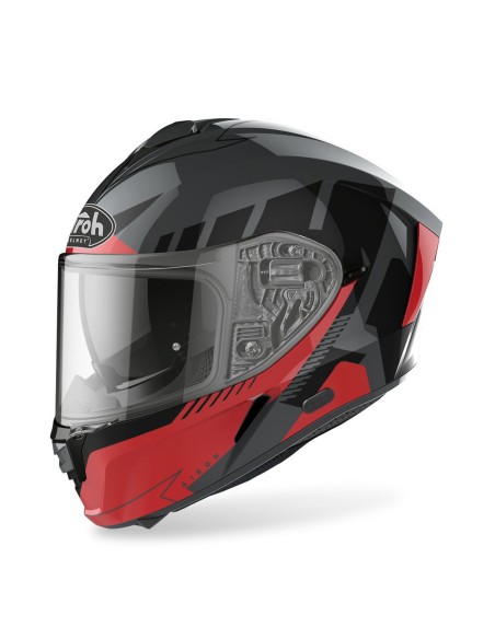 AIROH SPARK RISE ROT GLANZ HELM