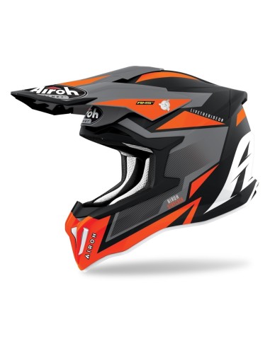 CASCO AIROH STRYCKER AXE NARANJA MATE