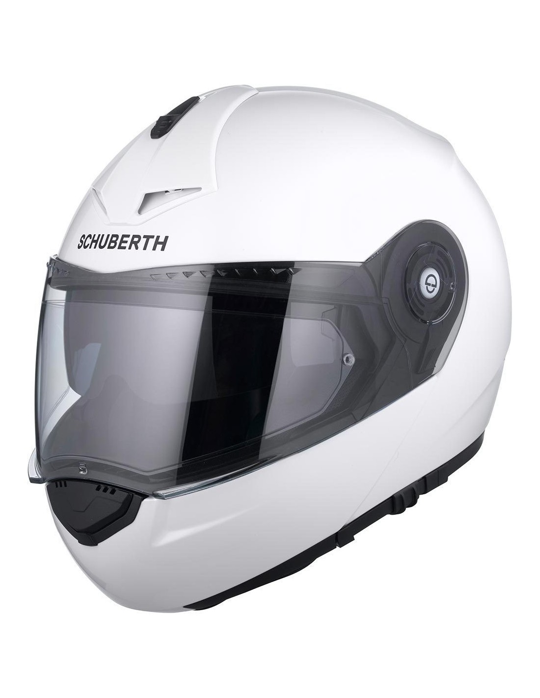 CASCO SCHUBERTH C3 PRO GLOSSY WHITE Colore BIANCO Piano taglie SML XS