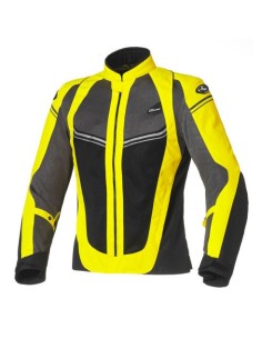 CHAQUETA DE TRÉBOL AIRJET-4 NEGRO AMARILLO