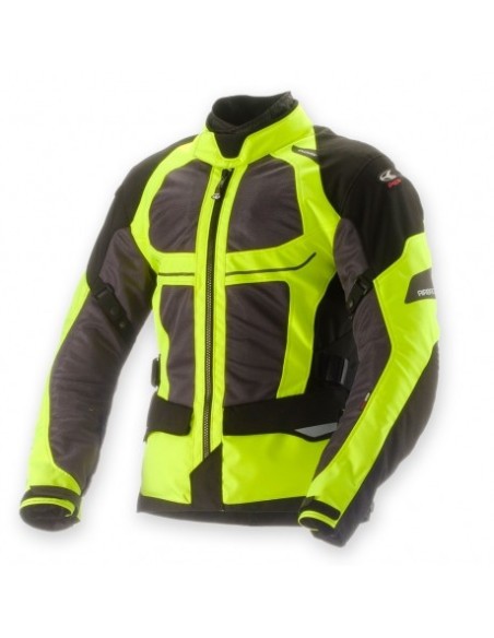 VESTE CLOVER VENTOURING-2 WP NOIR JAUNE