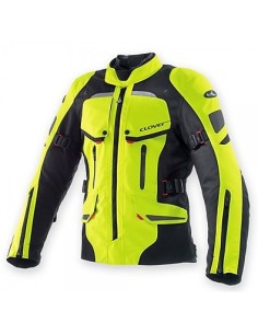 CHAQUETA DE MUJER CLOVER SAVANA WP NEGRO AMARILLO