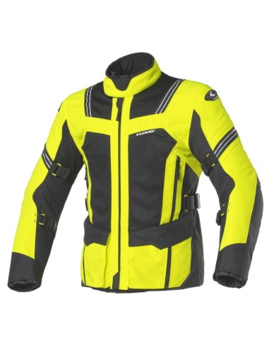 WOMEN'S JACKET CLOVER VENTOURING-3 WP BLACK YELLOW