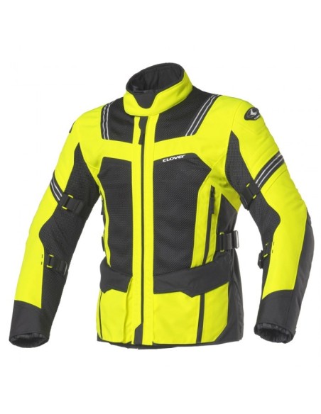 WOMEN'S JACKET CLOVER VENTOURING-3 WP BLACK YELLOW