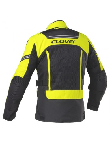 VESTE POUR DAMES CLOVER VENTOURING-3 WP NOIR JAUNE