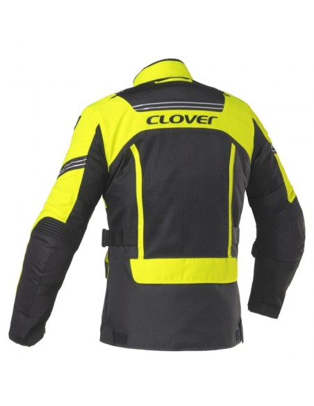 GIACCA CLOVER VENTOURING-3 WP NERO GIALLO