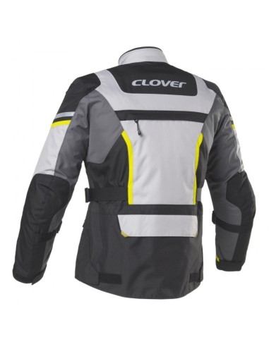 DAMENJACKE CLOVER SAVANA-3 WP GELB GRAU