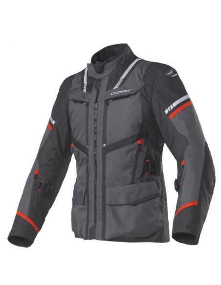 KLEE SAVANA-3 WP JACKE SCHWARZ GRAU