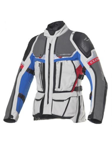 CLOVER CROSSOVER-4 WP JACKET BLUE GREY