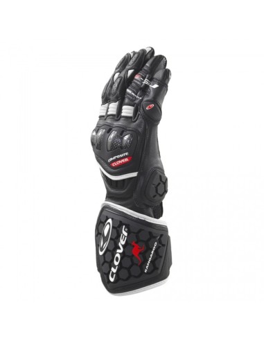 CLOVER RS 9 HANDSCHUHE SCHWARZ WEISS