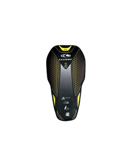 PROTECTION DORSALE CLOVER BACK PRO 5 INSERT NOIR JAUNE