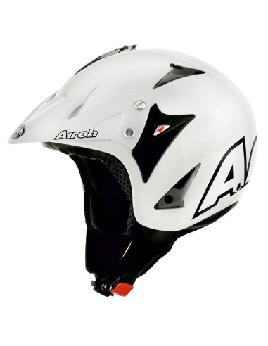 AIROH IMMERGRÜNER WEISSER HELM
