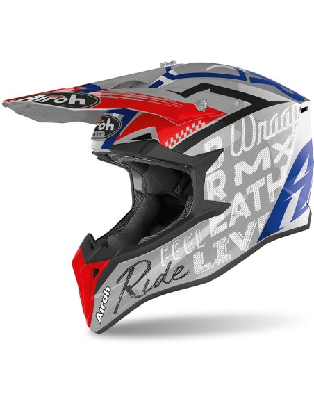 CASCO AIROH WRAAP STREET GRIS BRILLANTE