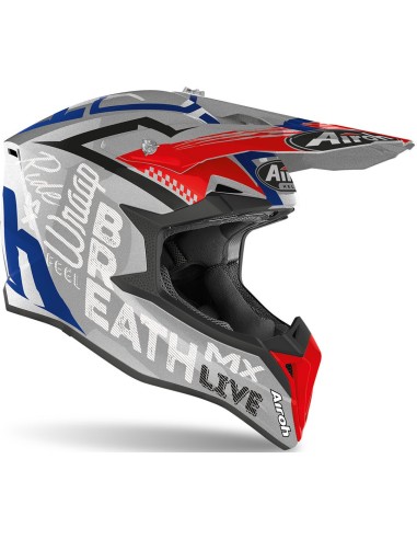 CASCO AIROH WRAAP STREET GRIS BRILLANTE