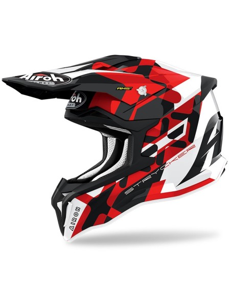 AIROH STRYCKER XXX ROT GLANZ HELM