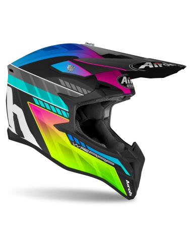 AIROH WRAAP PRISM MATT HELMET SML size plan XS Color MULTI