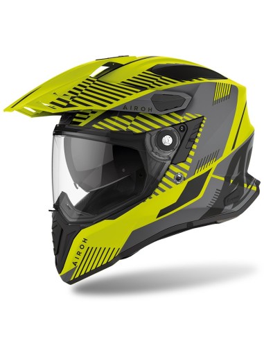 AIROH COMMANDER BOOST HELM GELB MATT