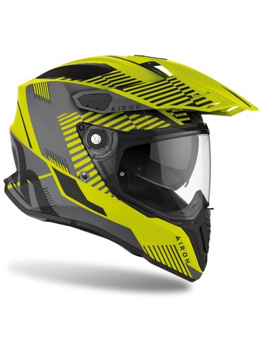 AIROH COMMANDER BOOST HELM GELB MATT